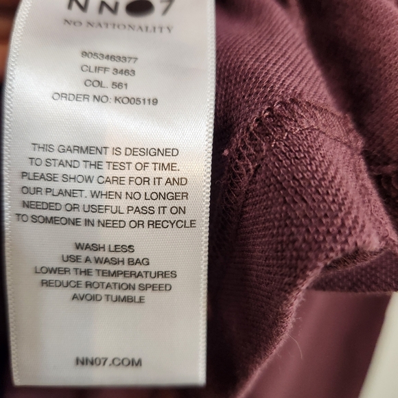 NN07 Core Clive Long-Sleeve Shirt Size XL in Brown - Picture 6 of 8